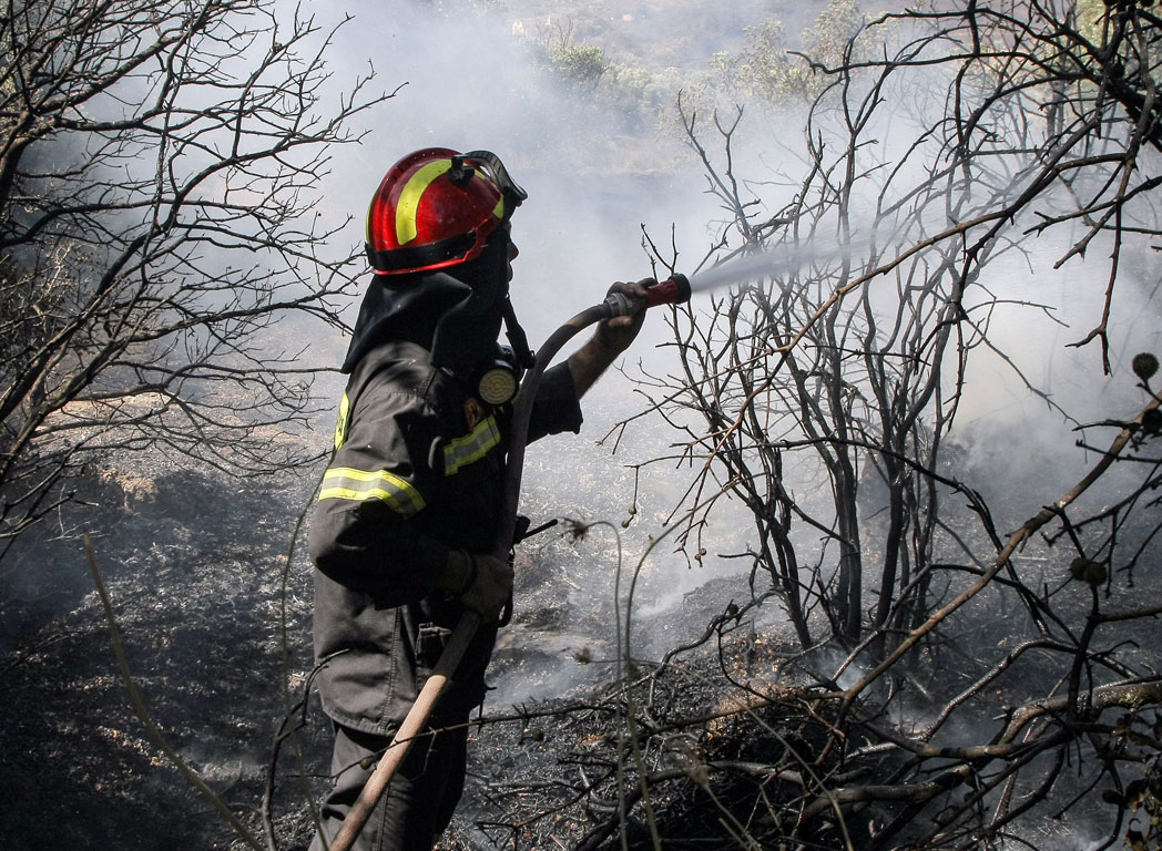 Σε εξέλιξη η φωτιά στον Κιθαιρώνα