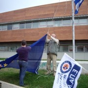 Υποστολή σημαίας της Ε.Ε στην Παλλήνη