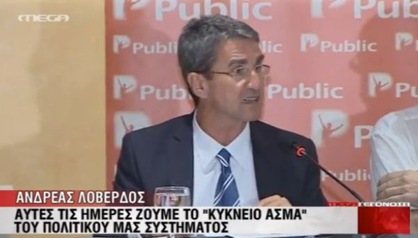 Βίντεο-Η παρουσίαση Λοβέρδου