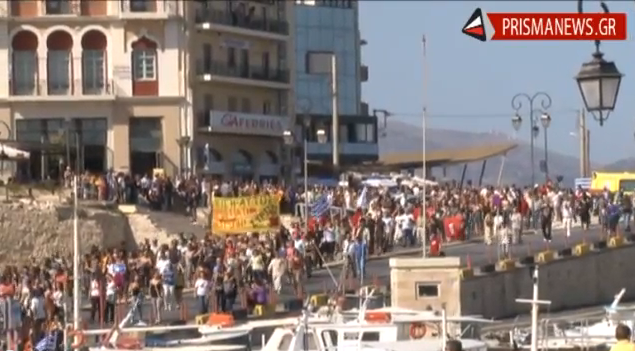 Τώρα-Βίντεo:Συλλαλητήριο στο Ηράκλειο