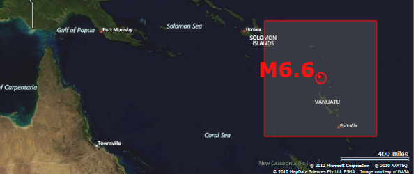 Ισχυρός σεισμός στον Ειρηνικό