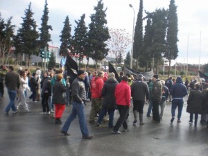 Απέκλεισαν την εθνική οδό