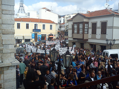 Η πορεία στον Πολύγυρο