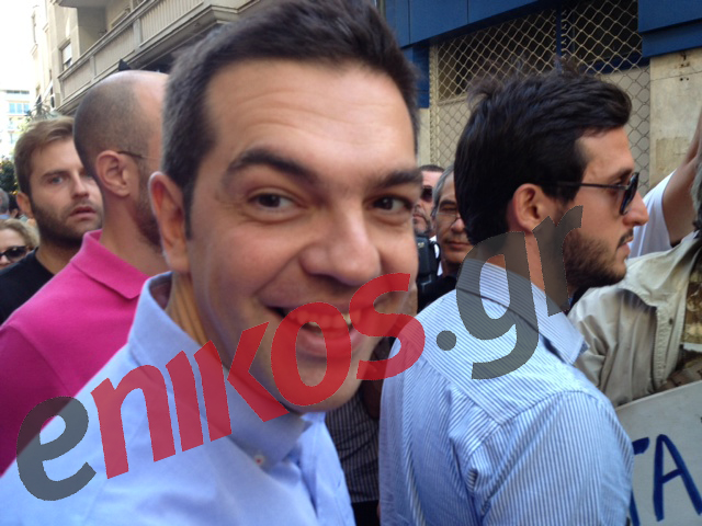 Τώρα – ΦΩΤΟ: Ο Τσίπρας στην πορεία της ΓΣΕΕ