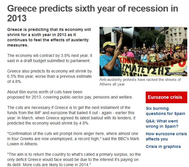 Οι προβλέψεις του BBC για την Ελλάδα