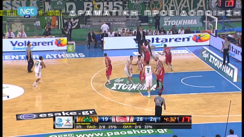 Live:ΠΑΟ-ΟΣΦΠ 28-40 (ΗΜ.)