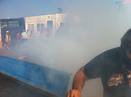 Τώρα-Ένταση και καπνογόνα στο αεροδρόμιο Ηρακλείου