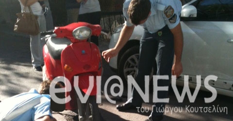 Φωτό–Σύγκρουση οχημάτων στην Χαλκίδα