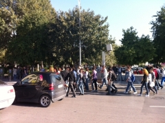 Τώρα-Θεσ/νικη: Κλειστή η μία λωρίδα της Τσιμισκή