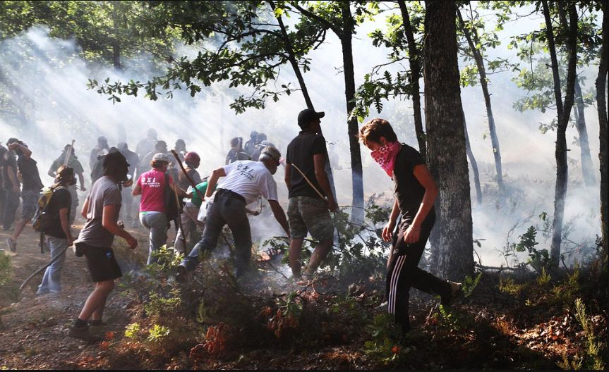‘Ετσι μπήκε η φωτιά στις Σκουριές