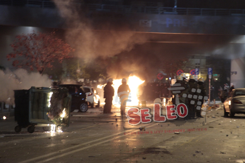 4 αστυνομικοί τραυματίες από τα επεισόδια