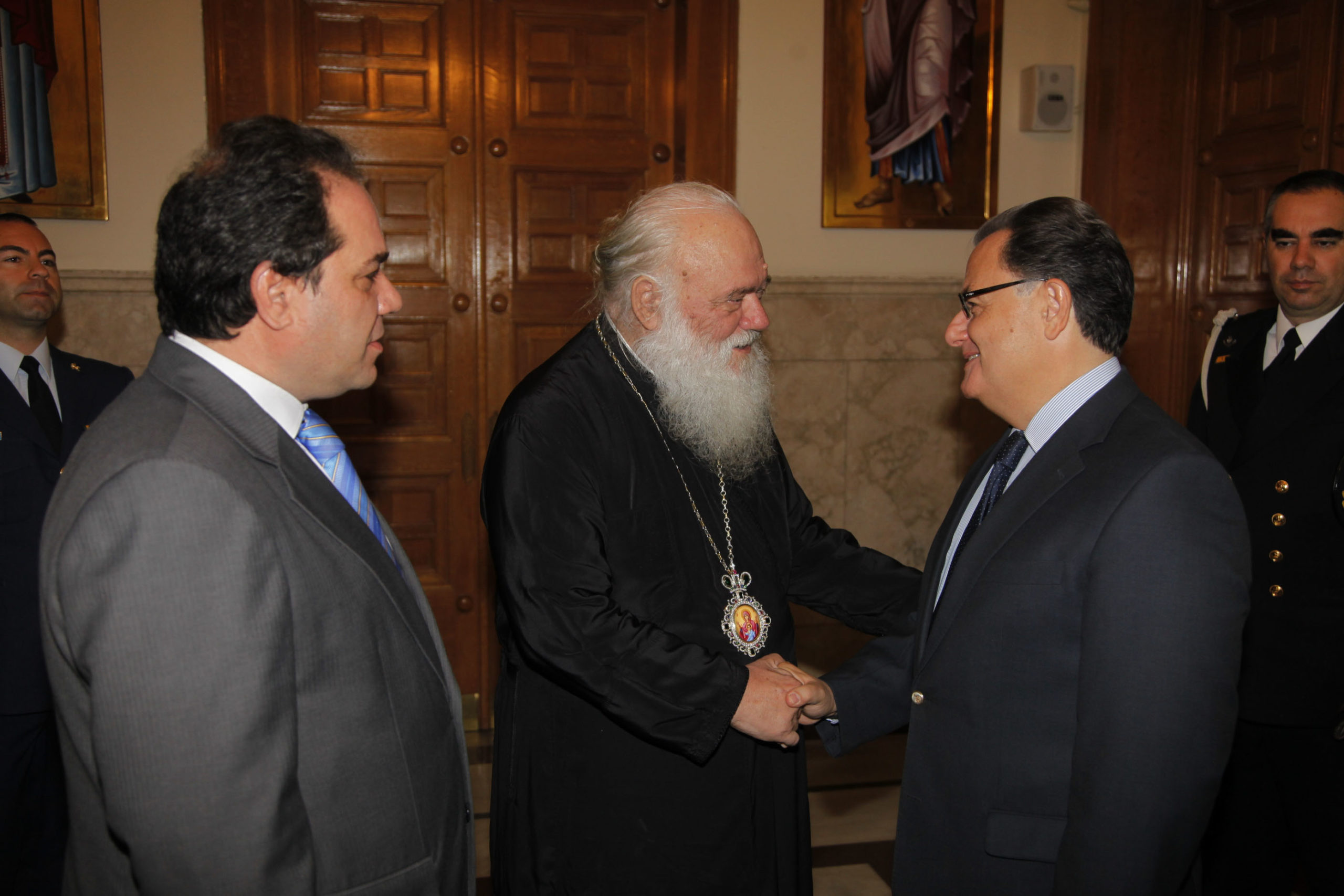 Συναντήθηκαν Ιερώνυμος-Παναγιωτόπουλος