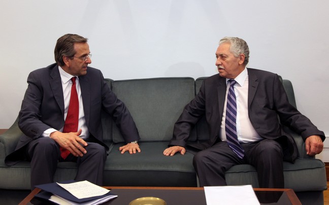 Στήριξη Σαμαρά σε Κουβέλη