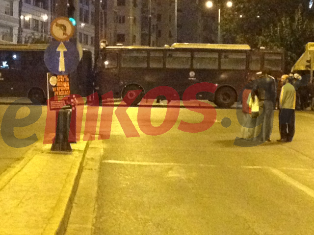 Τώρα-Φραγμοί επί της Φειδιππίδου & Κηφισίας