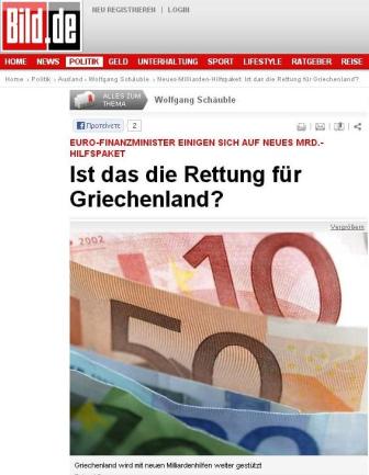Bild: Είναι σωτηρία για την Ελλάδα;
