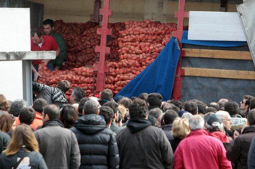 Πατάτες μισοτιμής στη Σητεία