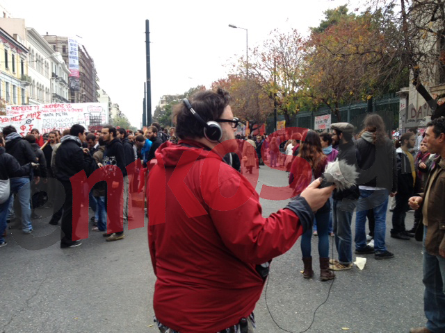 Φωτό:Ξένα ΜΜΕ στο Πολυτεχνείο