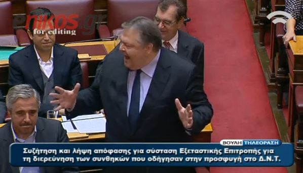 Βενιζέλος:Σύμμαχος του Καμμένου ο Τσίπρας