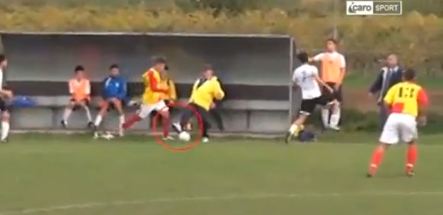 Ο προπονητής της …τρικλοποδιάς!