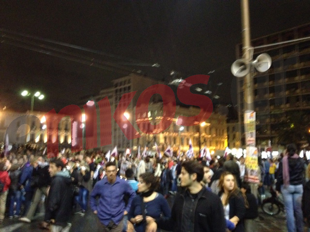 Το ΠΑΜΕ φεύγει προς Πειραιώς