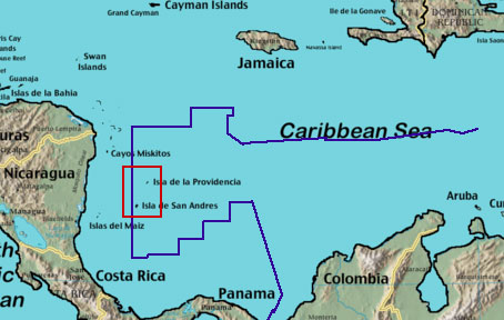 Η Κολομβία διαφωνεί για τα σύνορα