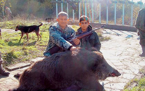 Σκότωσαν αγριόχοιρο 286 κιλών