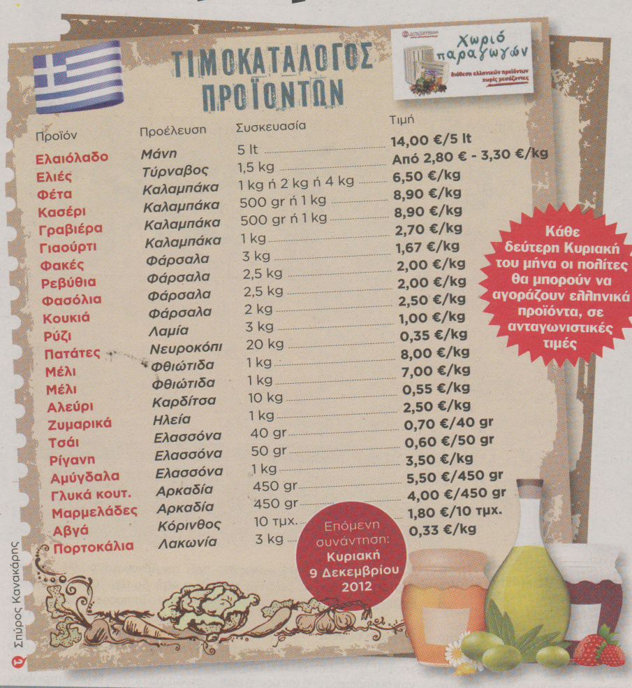 Χωριό παραγωγών στον Βύρωνα