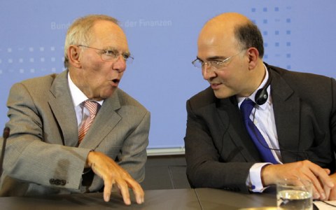 Κοινή συνέντευξη Σόιμπλε-Μοσκοβισί