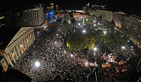 Στους δρόμους η Αργεντινή