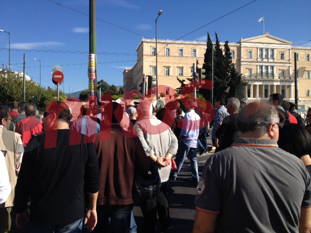 Η πορεία στο Σύνταγμα