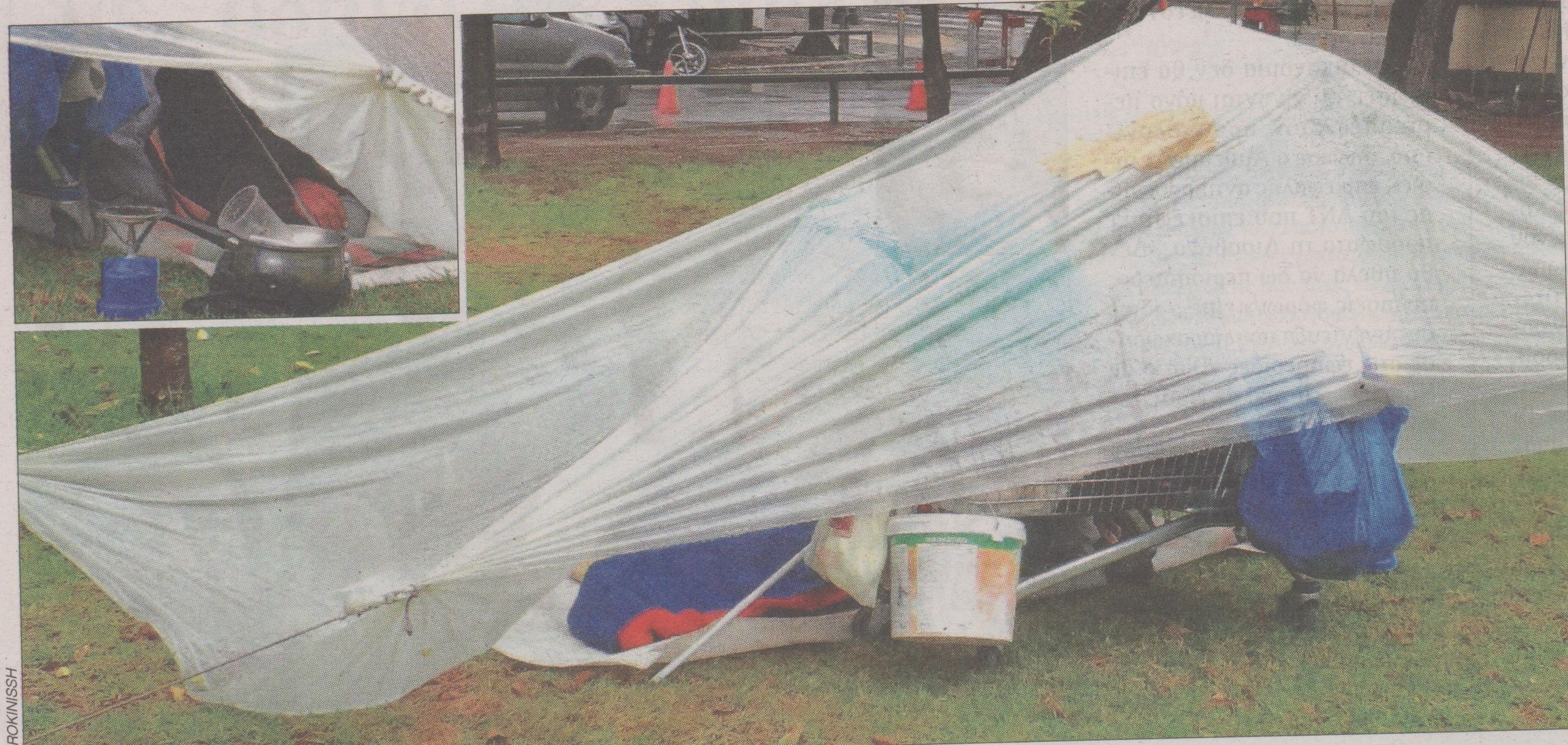 Ο άστεγος του Ζαππείου