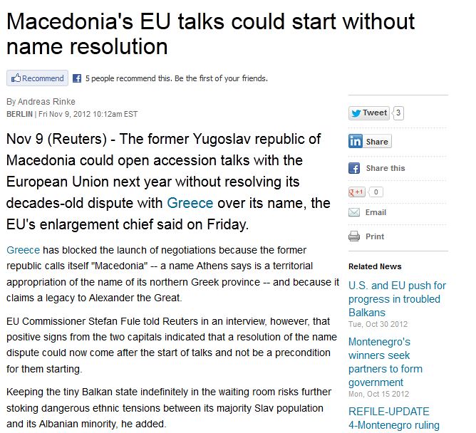 Ενόχληση ΥΠΕΞ για δηλώσεις Φούλε