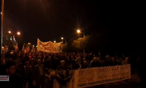 Τώρα-Βίντεο:Η πορεία στη Θεσσαλονίκη