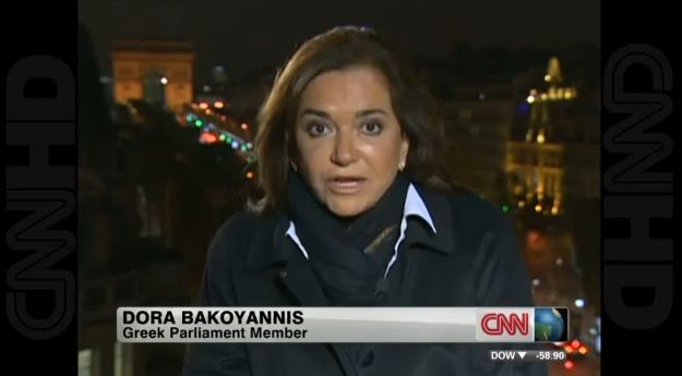H Nτόρα Μπακογιάννη στο CNN