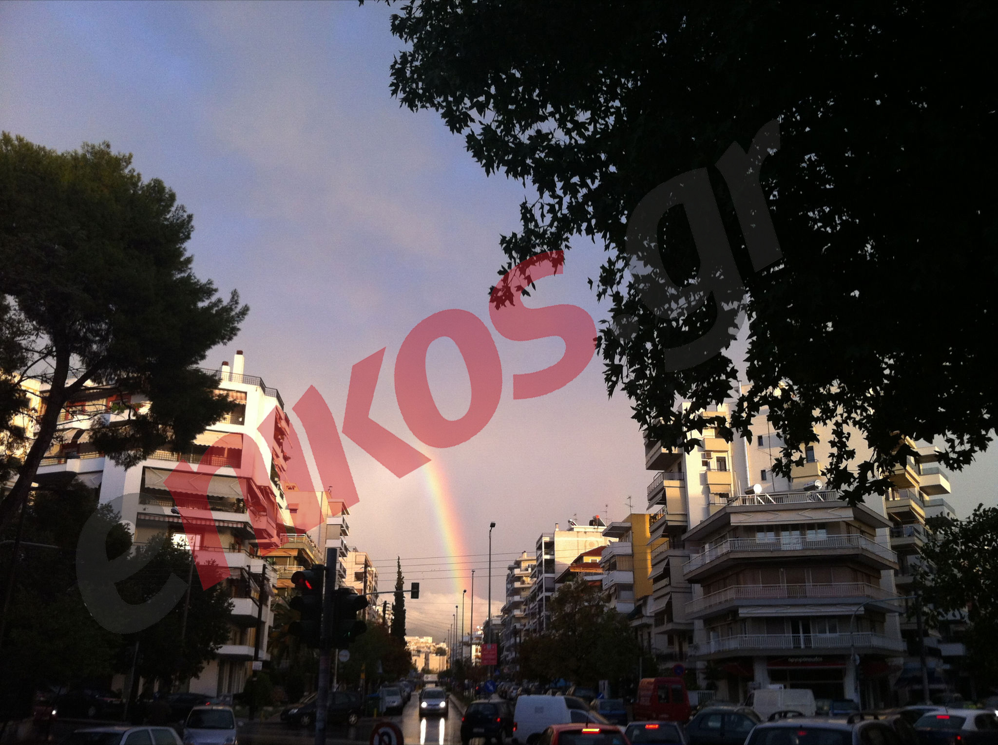 Ουράνιο τόξο μετά την βροχή