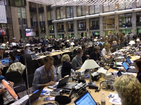 Η αίθουσα Τύπου της Συνόδου Κορυφής