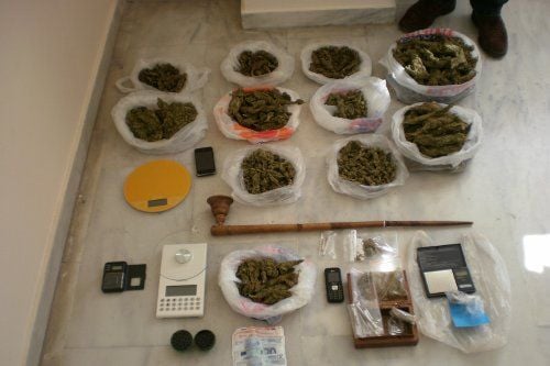 Πέντε συλλήψεις για ναρκωτικά