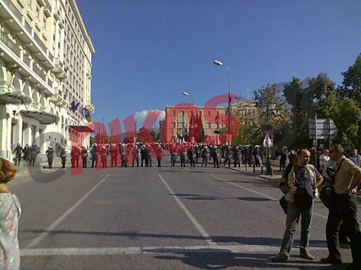 ΤΩΡΑ- Ενισχύονται οι δυνάμεις των ΜΑΤ