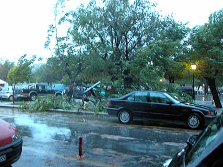 Η κακοκαιρία «σαρώνει» την Κέρκυρα