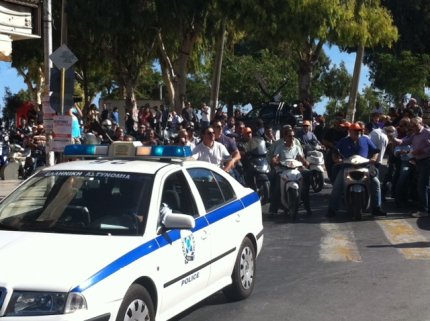 Μηχανοκίνητη πορεία στην Κρήτη