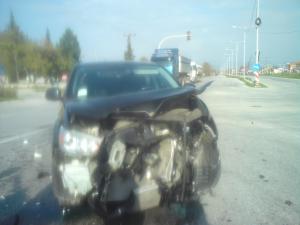 Σύγκρουση μετά από «κόκκινο»