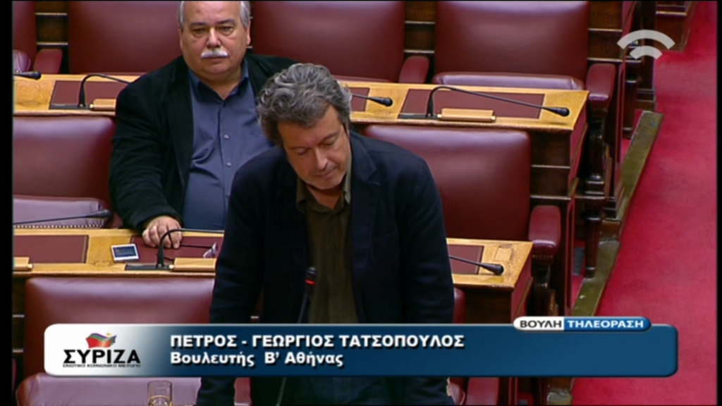 Ο Τατσόπουλος απάντησε στη συνιστώσα
