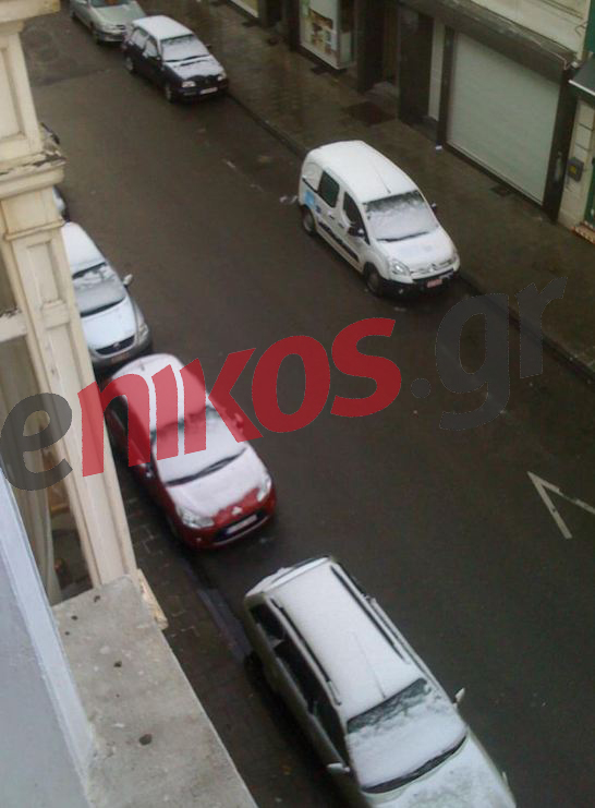 Φωτό-Τα πρώτα χιόνια στις Βρυξέλλες