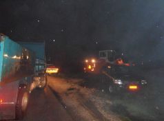 «Φούσκωσε» ποτάμι στα Τρίκαλα