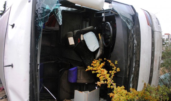 Ανετράπη λεωφορείο (Ελλάδα-Βουλγαρία)