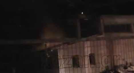 Φωτιά στο αμαξοστάσιο του Δήμου Κοζάνης