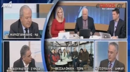 ΒΙΝΤΕΟ- Ο Σκουρλέτης κατήγγειλε “στημένο τηλεοπτικό διάλογο”