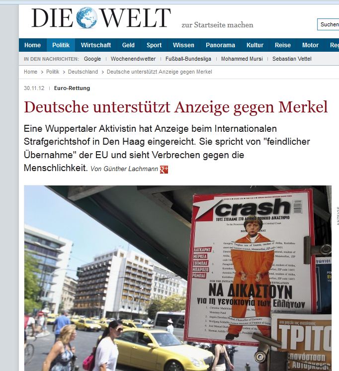 Η Γερμανίδα που στηρίζει τη μήνυση Τράγκα κατά της Μέρκελ