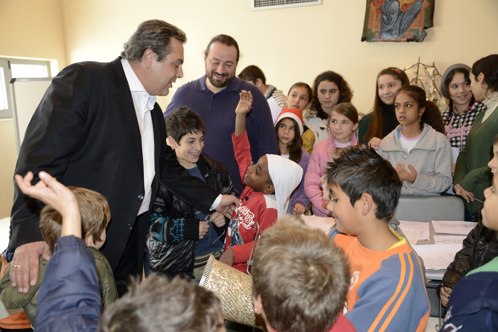 ΦΩΤΟ-Ο Καμμένος στην «Κιβωτό του Κόσμου»