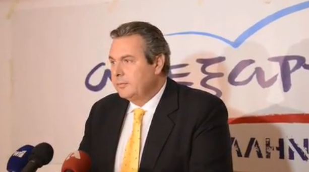 Ο Καμμένος καλεί σε πανστρατιά